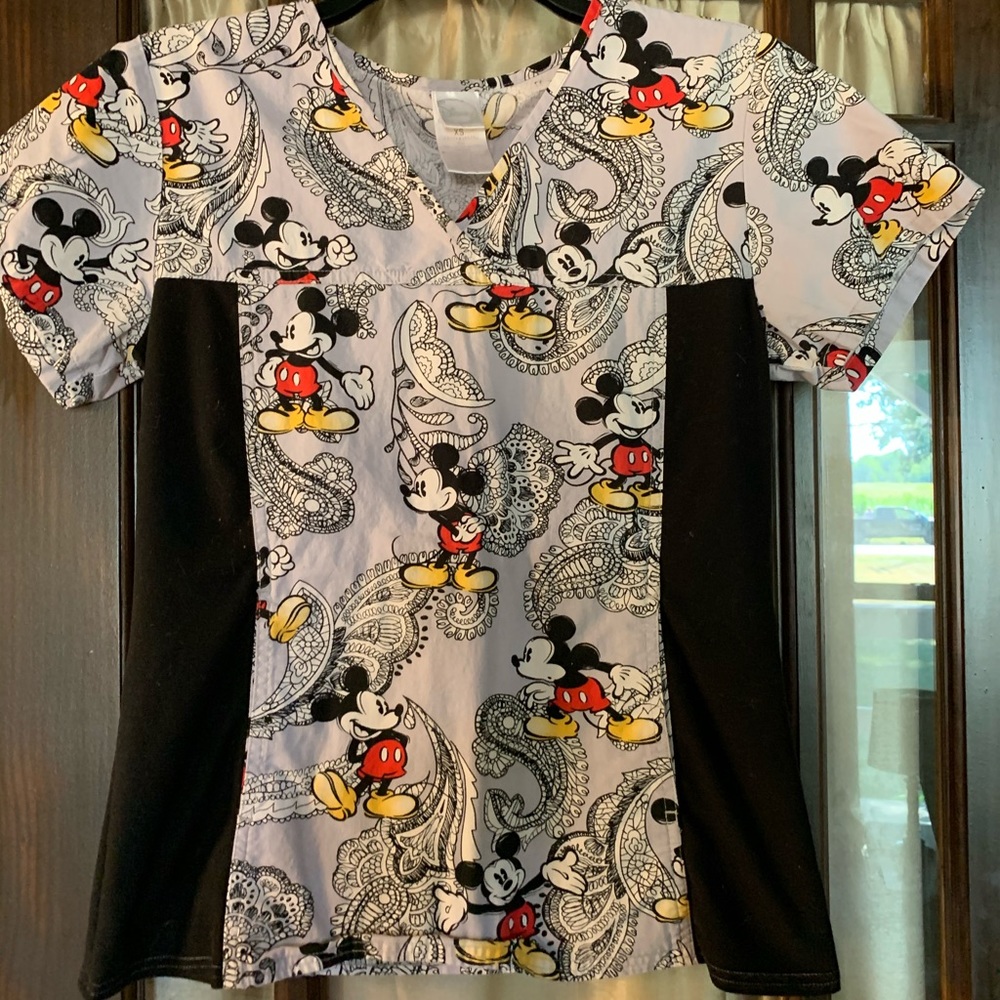 Mickey Mouse scrub top